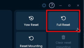 Full reset button in SlimeVR menu